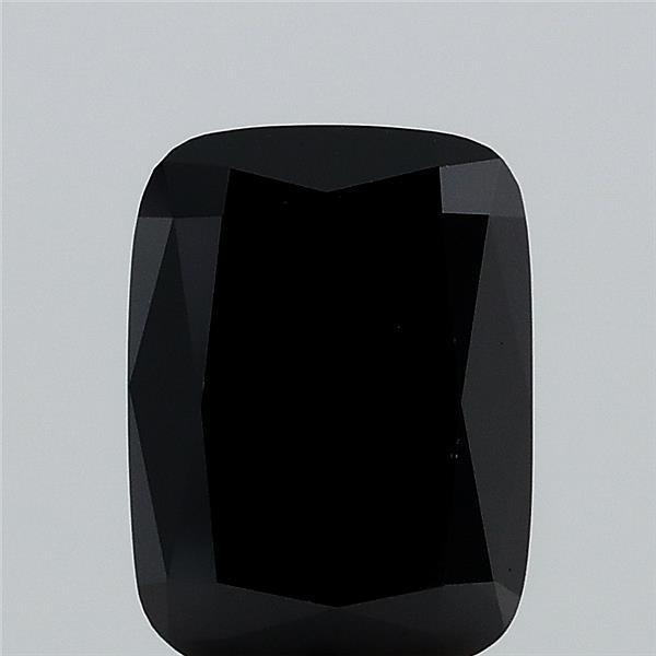 0.97 ct Cushion lab grown diamond FANCY BLACK 