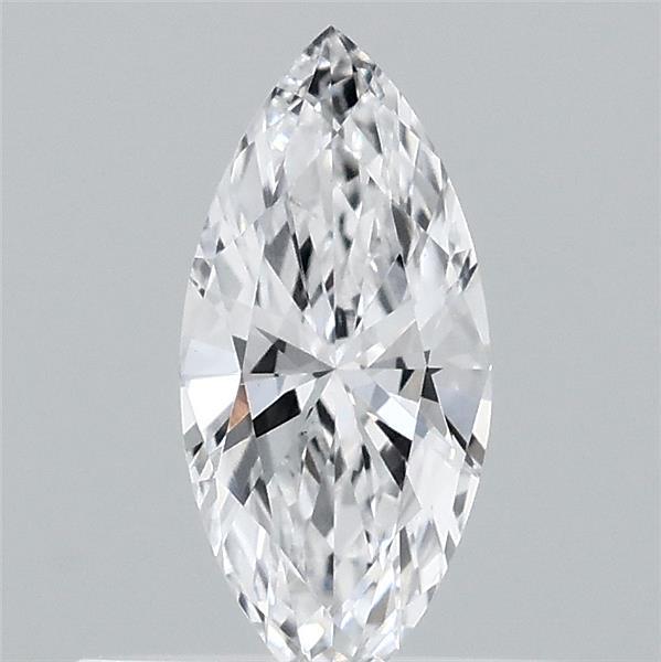 Actual 0.33 carat D Marquise lab-grown diamond