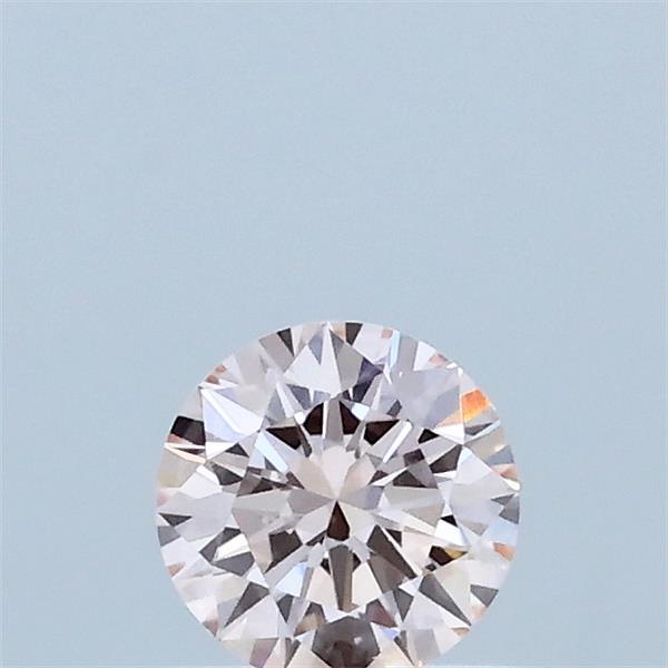 Actual 0.36 carat Fancy Pink Round lab-grown diamond