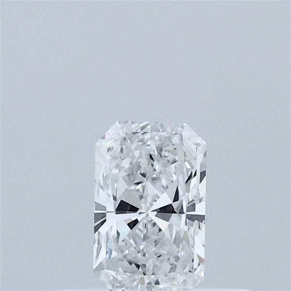 Actual 0.3 carat D Radiant lab-grown diamond