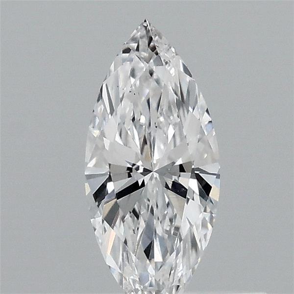 Actual 0.33 carat D Marquise lab-grown diamond