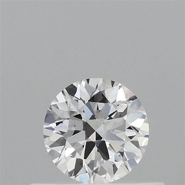 Actual 0.37 carat E Round lab-grown diamond