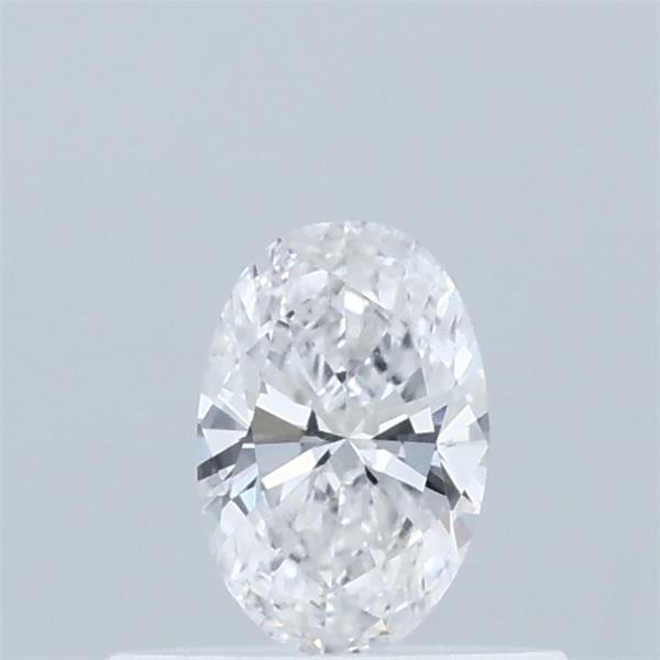 Actual 0.32 carat E Oval lab-grown diamond