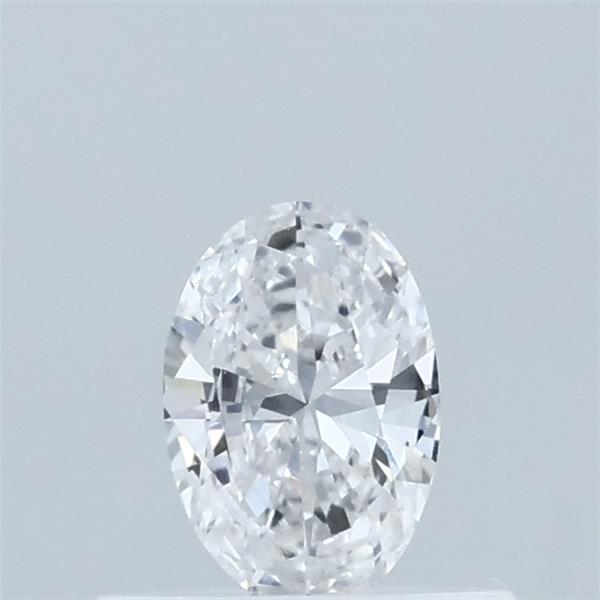 Actual 0.32 carat E Oval lab-grown diamond