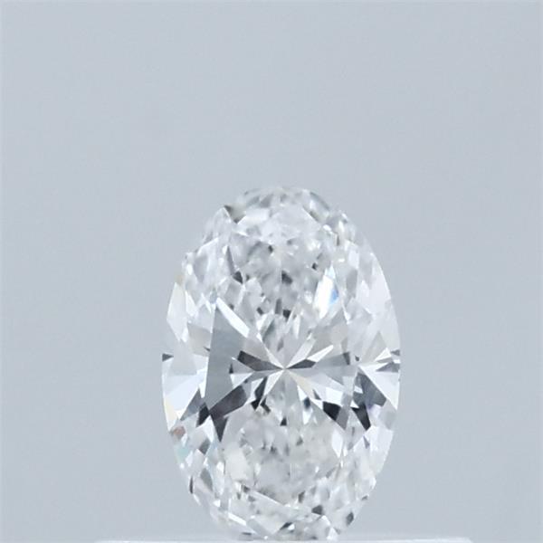 Actual 0.32 carat D Oval lab-grown diamond