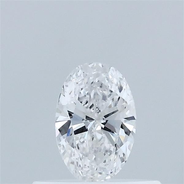 Actual 0.31 carat D Oval lab-grown diamond