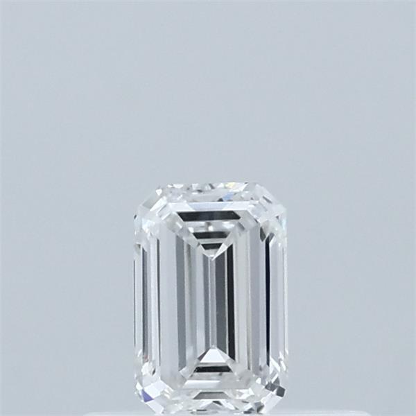 Actual 0.3 carat E Emerald lab-grown diamond