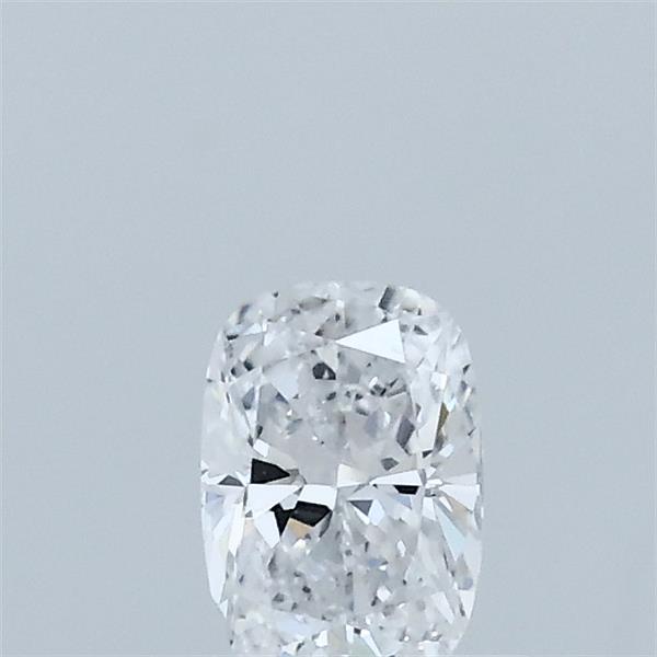 Actual 0.35 carat D Cushion lab-grown diamond
