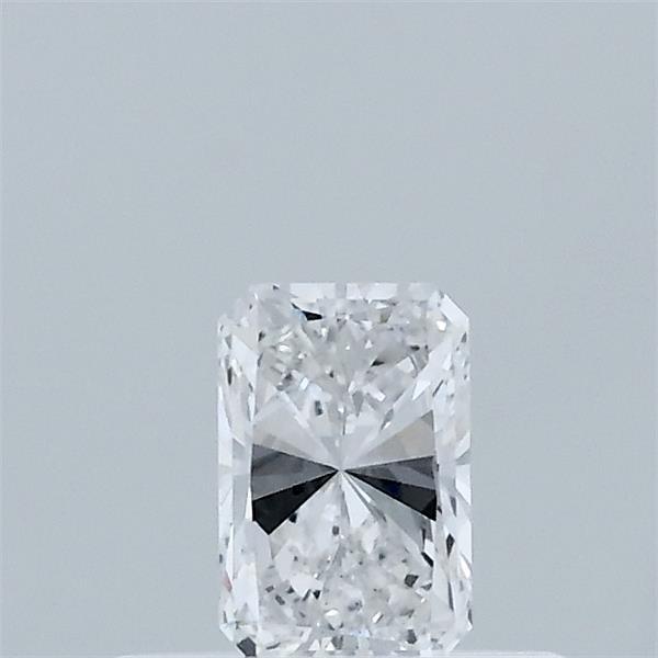 Actual 0.32 carat D Radiant lab-grown diamond
