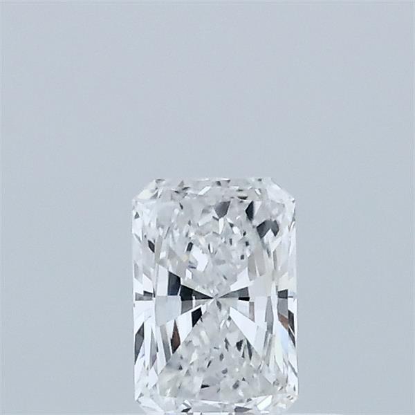 Actual 0.3 carat D Radiant lab-grown diamond
