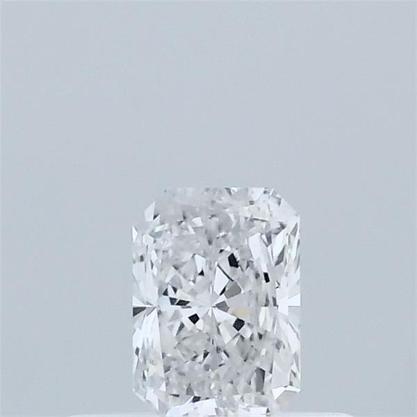 Actual 0.32 carat D Radiant lab-grown diamond