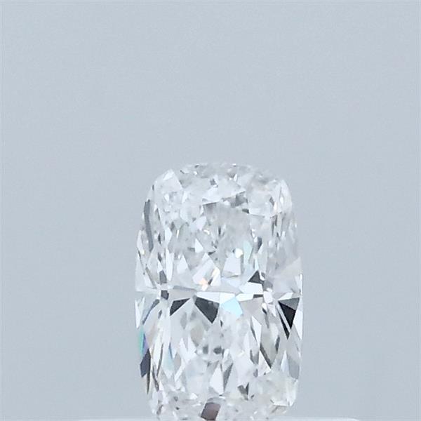 Actual 0.32 carat E Cushion lab-grown diamond