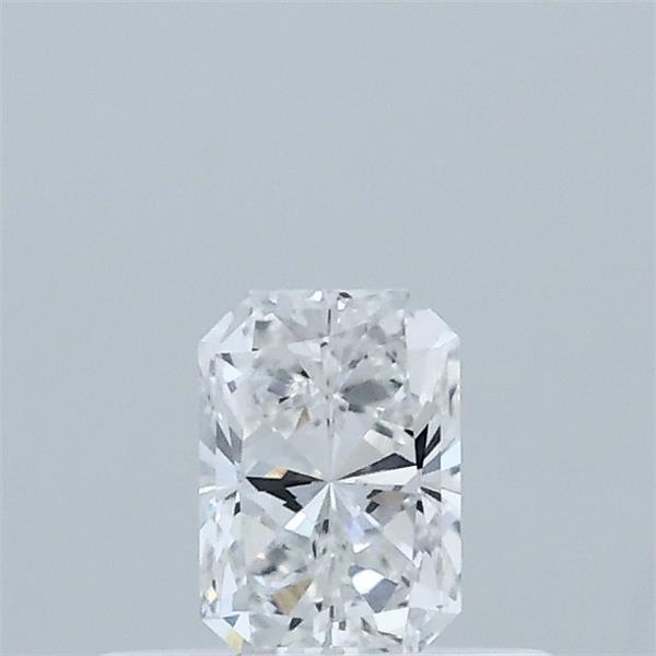 Actual 0.32 carat D Radiant lab-grown diamond