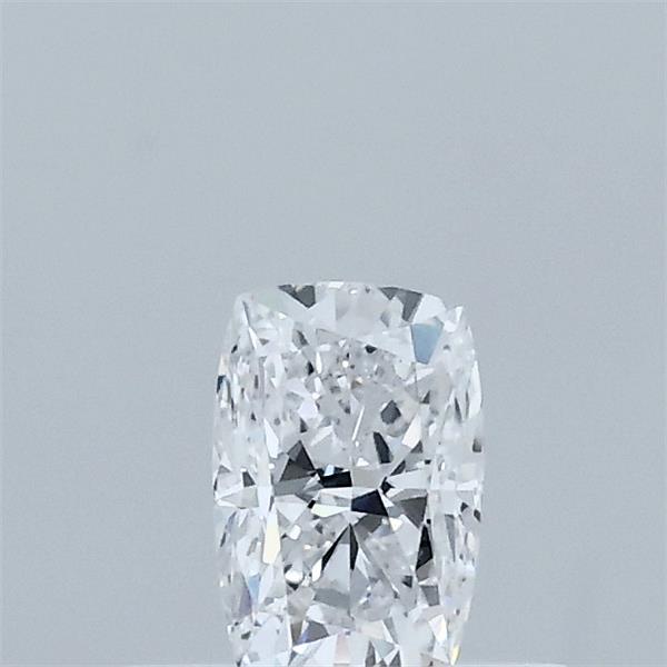 Actual 0.36 carat D Cushion lab-grown diamond