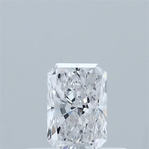 Actual 0.34 carat D Radiant lab-grown diamond