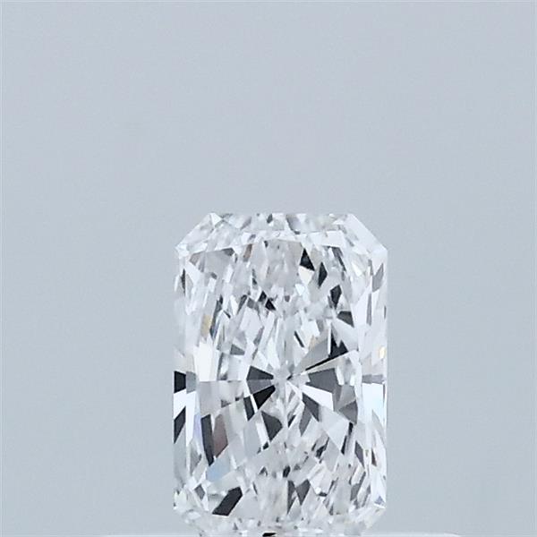 Actual 0.31 carat D Radiant lab-grown diamond