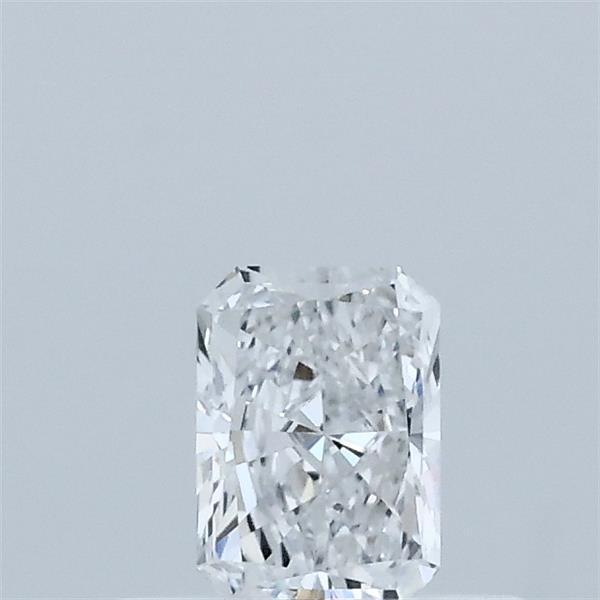 Actual 0.33 carat D Radiant lab-grown diamond