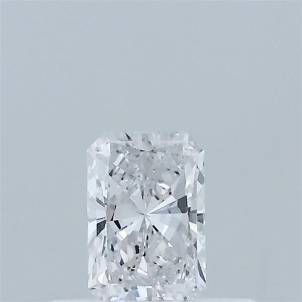 Actual 0.32 carat D Radiant lab-grown diamond