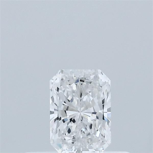 Actual 0.32 carat D Radiant lab-grown diamond