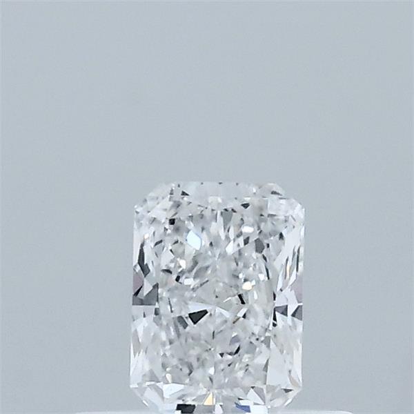 Actual 0.34 carat D Radiant lab-grown diamond