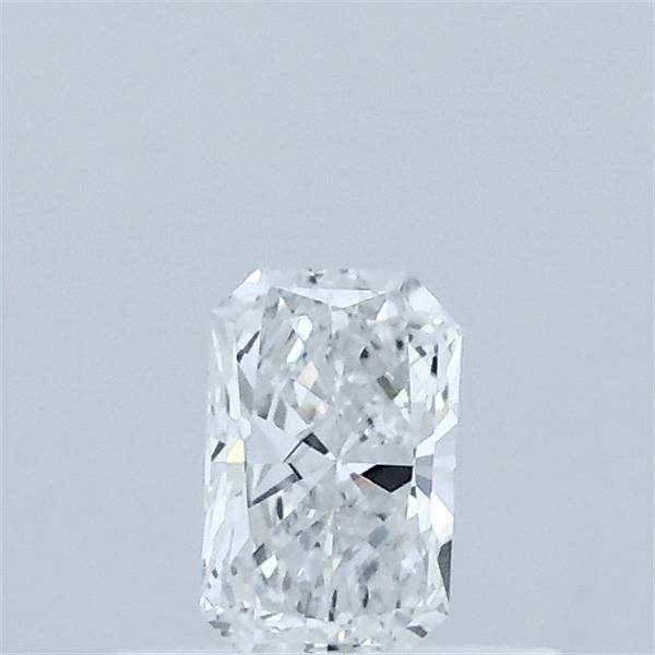Actual 0.3 carat D Radiant lab-grown diamond