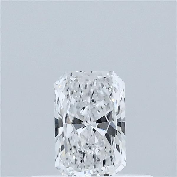 Actual 0.34 carat D Radiant lab-grown diamond