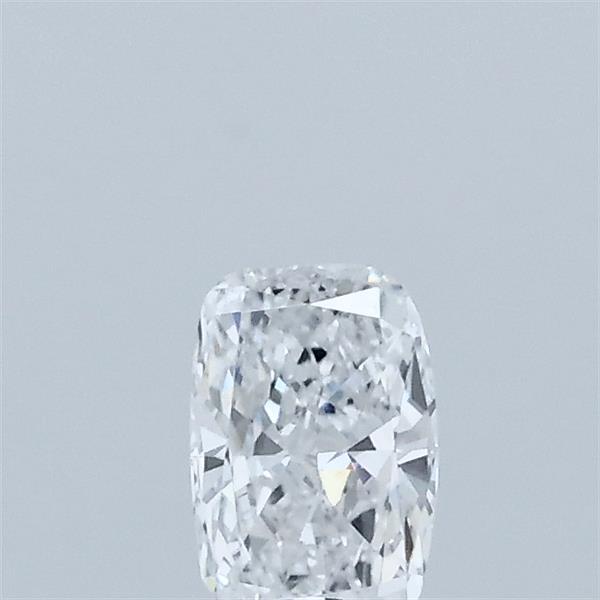 Actual 0.32 carat D Cushion lab-grown diamond