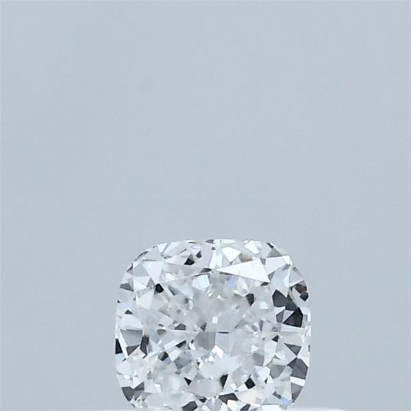 Actual 0.31 carat D Cushion lab-grown diamond