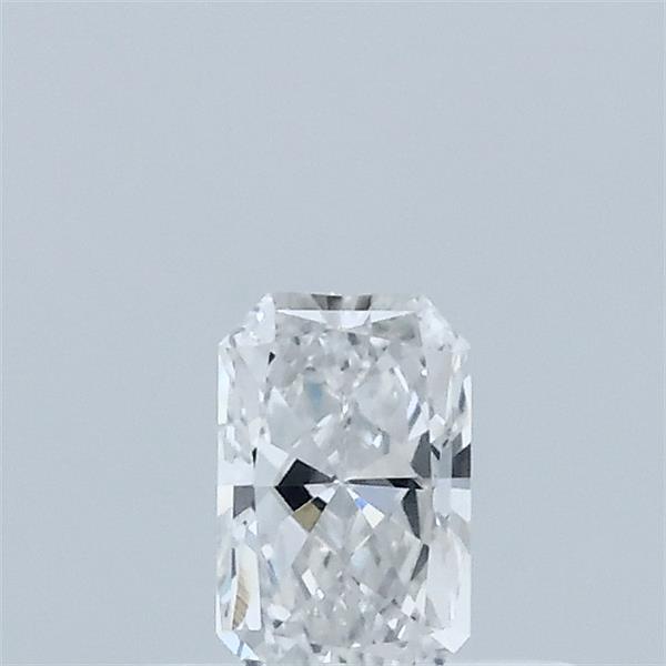 Actual 0.31 carat E Radiant lab-grown diamond