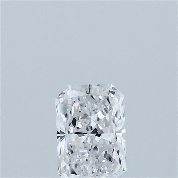 Actual 0.32 carat D Radiant lab-grown diamond