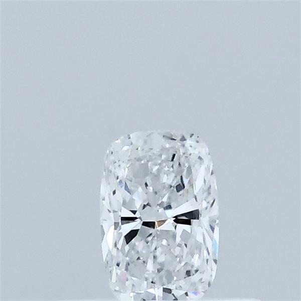 Actual 0.3 carat D Cushion lab-grown diamond