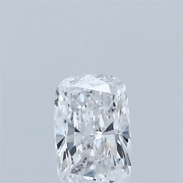 Actual 0.34 carat D Cushion lab-grown diamond