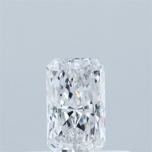 Actual 0.32 carat E Radiant lab-grown diamond