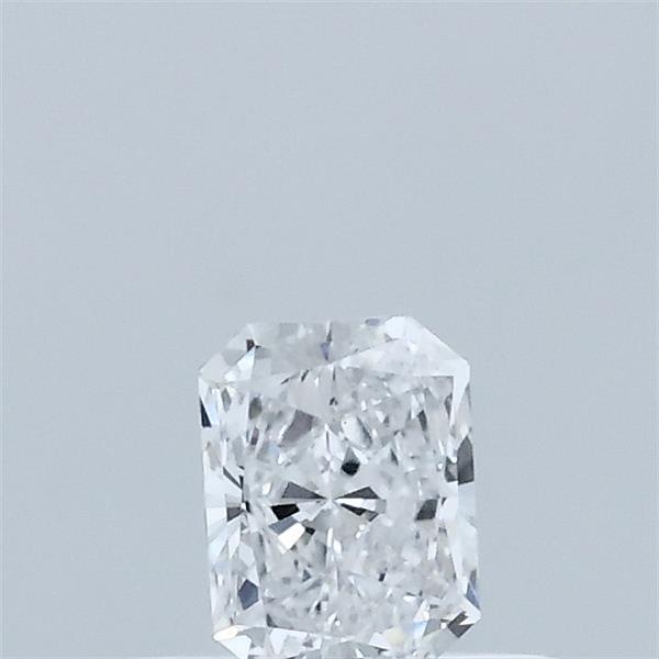 Actual 0.32 carat D Radiant lab-grown diamond