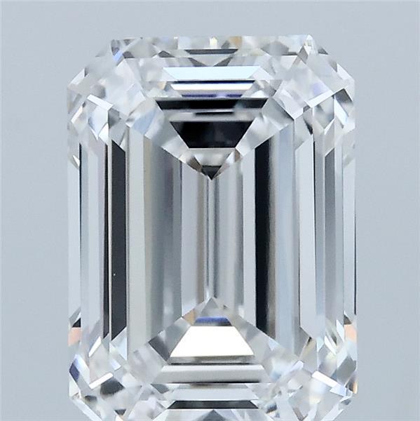 2.77 ct Emerald lab grown diamond E VVS1