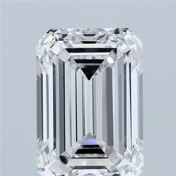 3.02 Carat Emerald Cut E VVS2 Diamond - view 1