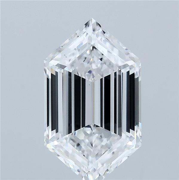 3.08 ct Hexagonal lab grown diamond D VS1