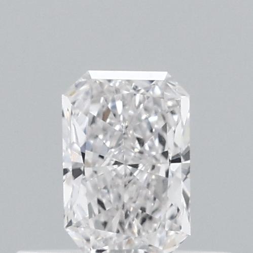 Actual 0.33 carat E Radiant lab-grown diamond