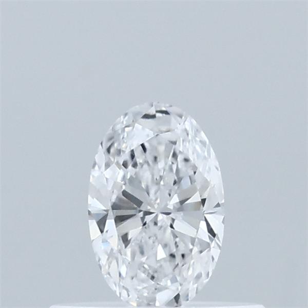Actual 0.32 carat D Oval lab-grown diamond