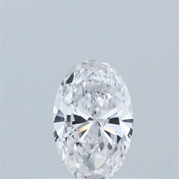 Actual 0.32 carat D Oval lab-grown diamond