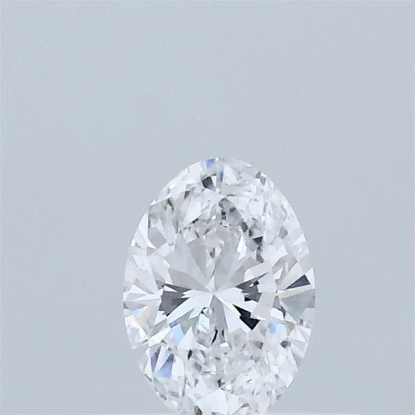 Actual 0.31 carat D Oval lab-grown diamond