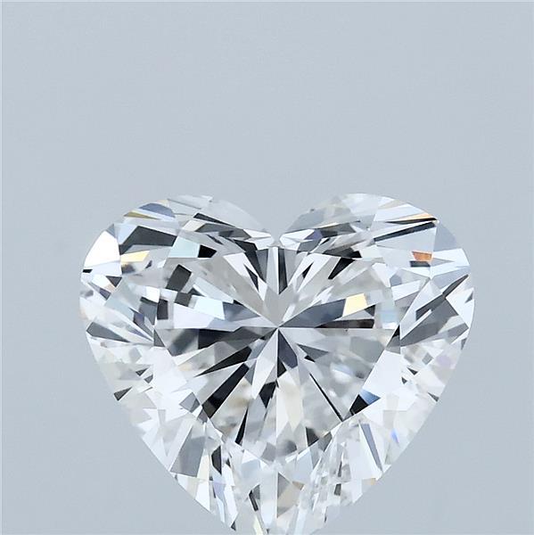 2.57 ct Heart lab grown diamond E VVS2