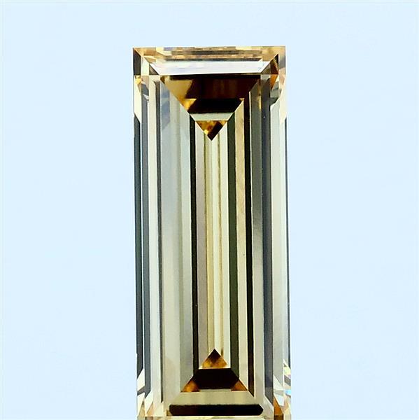1.45 ct Baguette lab grown diamond FANCY YELLOW VVS2
