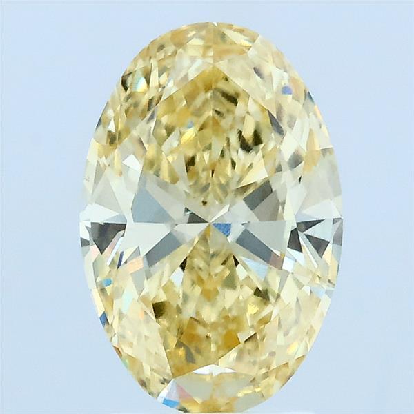 1.96 ct Oval lab grown diamond FANCY INTENSE YELLOW VS1
