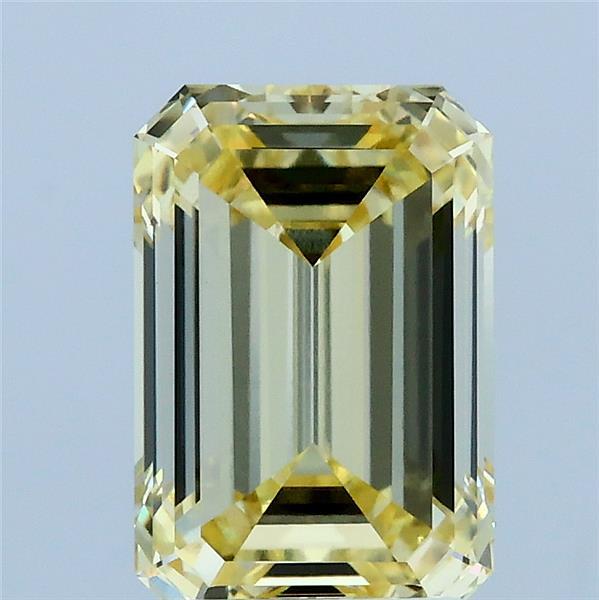 2.26 ct Emerald lab grown diamond FANCY YELLOW VVS2