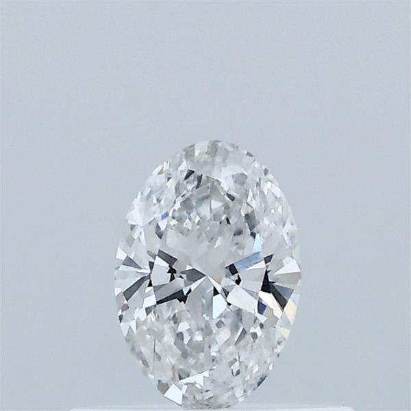 Actual 0.31 carat E Oval lab-grown diamond