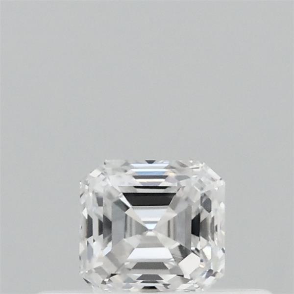 Actual 0.31 carat D Asscher lab-grown diamond