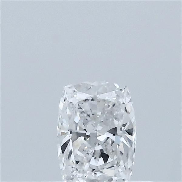 Actual 0.31 carat D Cushion lab-grown diamond