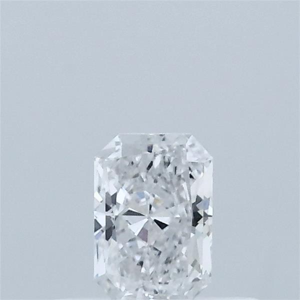 Actual 0.3 carat D Radiant lab-grown diamond