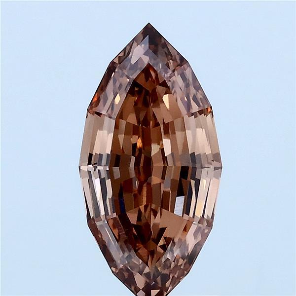 2.08 ct Octagonal lab grown diamond FANCY BROWN VVS2